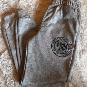 NBA Kids Charcoal Gray Sweatpants